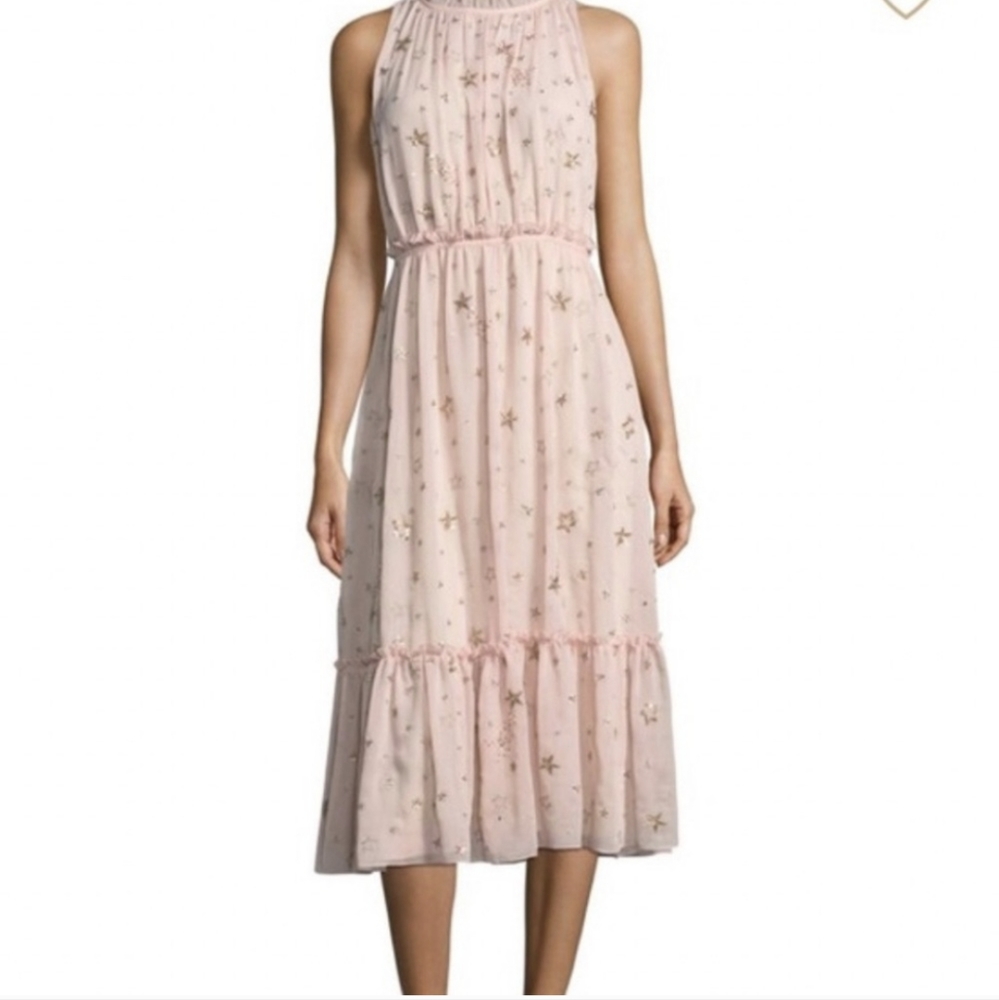 Kate Spade Madison Avenue Amanda pale pink star dress size 6